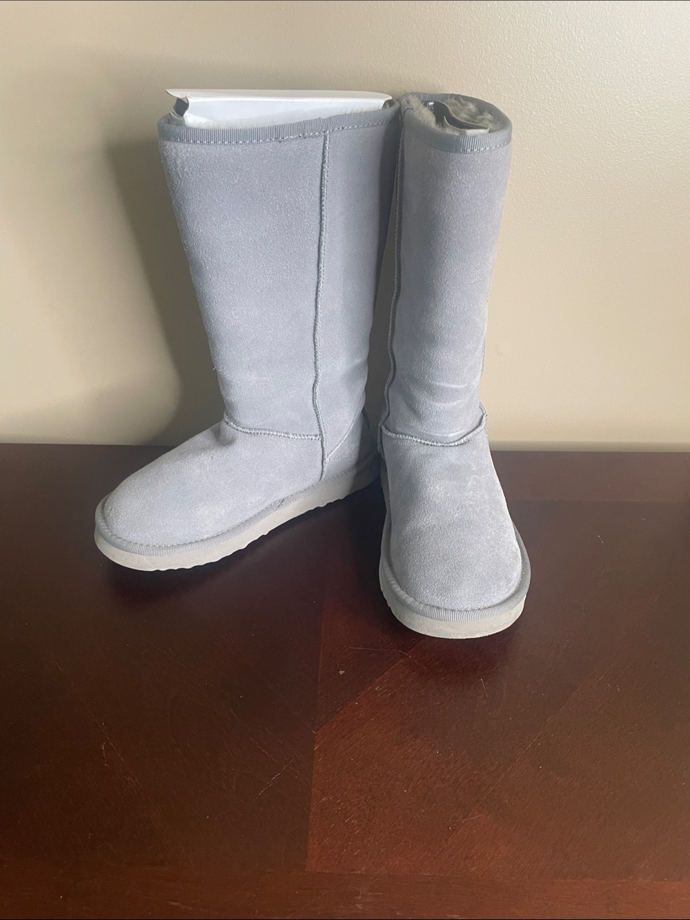 UGG Classic Tall Boots in Light Gray